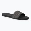 Women's slides Havaianas You Malta Metallic black