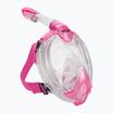 SEAC Libera transparent/pink full face mask for snorkelling