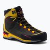 La Sportiva men's high alpine boots Trango Tech Leather GTX black/yellow 21S999100