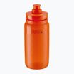 Elite FLY Tex 550 ml clear/orange red bicycle bottle