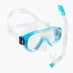 Cressi Ondina + Top Clear Aquamarine children's snorkel set DM1010133