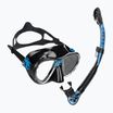 Cressi Big Eyes Evolution + Alpha Ultra Dry dive set black/blue