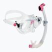 Cressi Marea + Seal Dry Jr dive set clear/pink