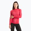 Women's Mico Warm Control Round Neck thermal T-shirt pink IN01855