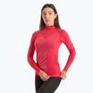 Women's Mico Warm Control Mock Neck thermal T-shirt pink IN01856