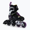 Children's roller skates FILA Wizy G black/yellow magenta