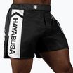 Men's Hayabusa Icon Mid-Thigh MMA training shorts black/white