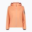 Women's softshell jacket CMP 39A5016 Zip Hood salmone