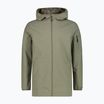 Men's rain jacket CMP 35Z387 Fix Hood sage
