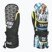 Level Junior Mitt yellow/blue children's ski gloves