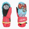 Children's ski gloves Level Animal red