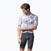 Men's cycling suit Alé Mirror white