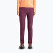 Women's trekking trousers Montura Rise vinaccia/baton rouge