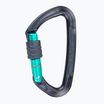 Climbing Technology Lime SG carabiner anthracite/ aquamarine/ anthracite