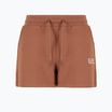 Women's EA7 Emporio Armani Train Shiny tan/logo pristine shorts