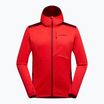 Men's La Sportiva Chill Thermal Hoody mountain red / redwood trekking sweatshirt