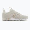 EA7 Emporio Armani Black & White Laces silver birch/gold shoes