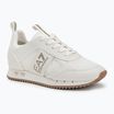 EA7 Emporio Armani Black & White Laces triple off wht/gold shoes