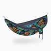 ENO DoubleNest Print lagoon/charcoal hiking hammock
