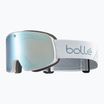 Bollé Nevada ski goggles white metallic blue matte/azure