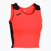 Women's Joma Record II Running Shirt Top fluor coral/black