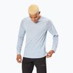 Men's NNormal Merino blue running longsleeve