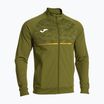 Men's Joma Record III Full Zip khaki running sweatshirt