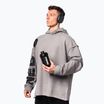 Men's training sweatshirt NEBBIA Washed-Off Hoodie NO BS light grey