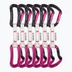 Ocun Raven QD Bio-Dyn-Ring climbing express 10 cm 6 pcs pink.