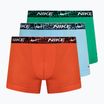 Men's Nike Everyday Cotton Stretch Trunk boxer shorts 3 pairs red/aquarius blue/stadium green