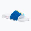 Women's O'Neill Brights Slides blue towel stripe flip-flops