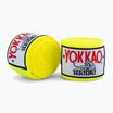 Boxing bandages YOKKAO Premium Handwraps 400 cm neon yellow