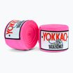 YOKKAO boxing bandages pink HW-2-8