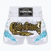 Top King Kickboxing training shorts white