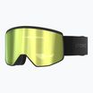 Atomic Four Pro HD Photo ski goggles all black/green gold hd photo