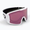 Oakley Line Miner matte white/prizm rose gold iridium ski goggles OO7070-C5