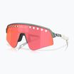 Oakley Sutro Lite Sweep matte silver/blue colourshift/prizm trail torch sunglasses