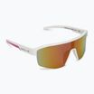 Red Bull Spect Dundee white/smoke with pinkish revo cycling glasses