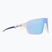 Red Bull SPECT Daft white/smoke with blue mirror sunglasses