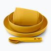 Travel tableware set Sea to Summit Passage Dinnerware arrowwood yellow