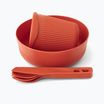 Travel tableware set Sea to Summit Passage Dinnerware spicy orange