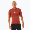 Men's Rip Curl Waves Upf Perf S/S swim shirt red