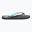 Men's Rip Curl Wetty Fade Bloom washed black flip flops