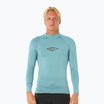 Men's Rip Curl Raw Energy UPF Performance blue lagoon swimming longsleeve