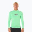 Rip Curl Raw Energy UPF Performance men's swimming longsleeve neon green