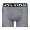 Men's thermal boxer shorts Mons Royale Hold 'em Shorty Merino grey heather