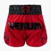 Men's training shorts Venum Inferno Muay Thai red/charcoal grey/black
