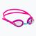 TYR Qualifier clear/purple/pink swimming goggles