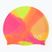 Children's swim cap TYR Tiedye Silicone Multicolor Jr yellow/pink/orange