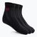 Wilson Quarter men's tennis socks 3 pairs black WRA803102